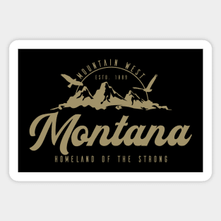 USA, Mountain states, Montana Gold classic Magnet